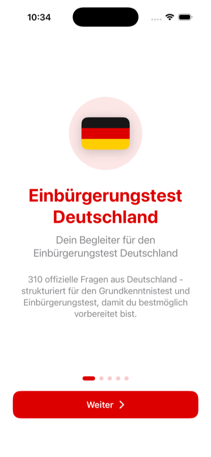 Lernübersicht mit Streak und XP